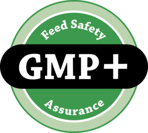 gmp-logo-png-transparent – Obio AS Green circular certification badge with the words'Feed Safe' arcing across the top and 'Assurance' along the bottom.