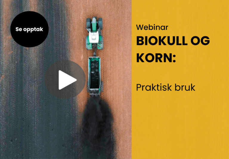 Opptak av webinar: Biokull og korn
