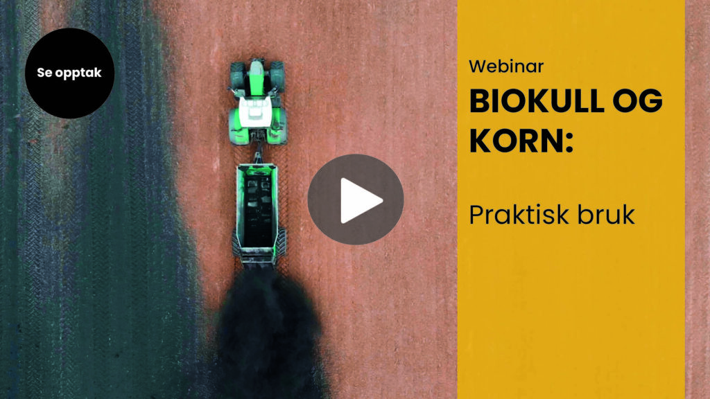Webinar: Biokull og korn - praktisk bruk